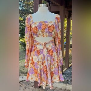 New LSPACE Rosita Cutout Mini Dress Size Medium